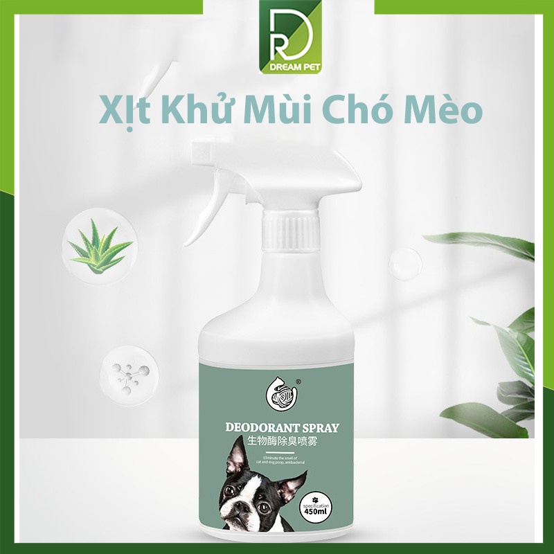 XỊT KHỬ MÙI HÔI CHÓ MÈO - KHỬ MÙI NƯỚC TIỂU THÚ CƯNG CAO CẤP HAIR BALL STAR DreamPet