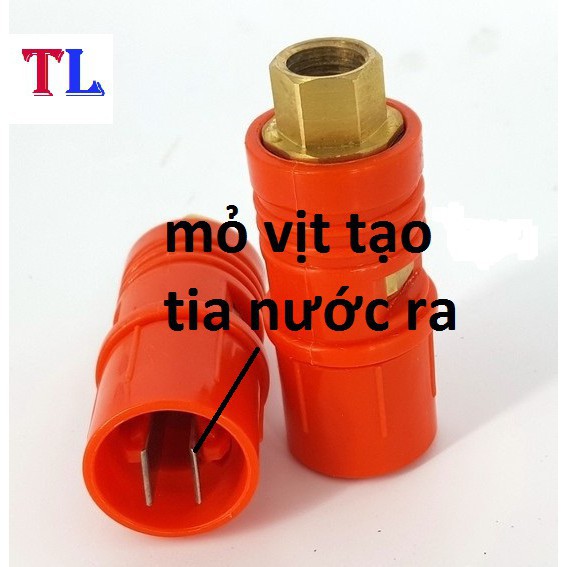 [GIÁ TỐT] BÉC (ĐẦU) RỬA XE MỎ VỊT CAO ÁP CÓ CHỈNH TIA [CHO XEM HÀNG]