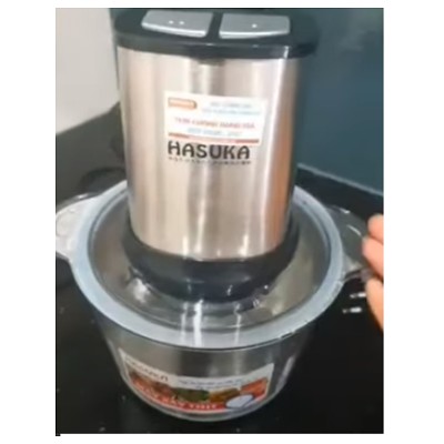 [Mã ELHA22 giảm 5% đơn 300K] Máy xay thịt Hasuka HSK-123 Inox 2L, 300W