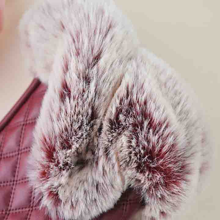 Găng tay nữ lót lông giữ ấm cảm ứng điện thoại