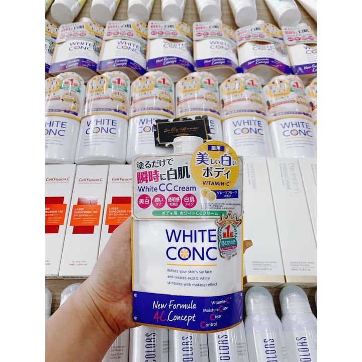 Sữa dưỡng thể trắng da chống nắng White Conc Cc Cream