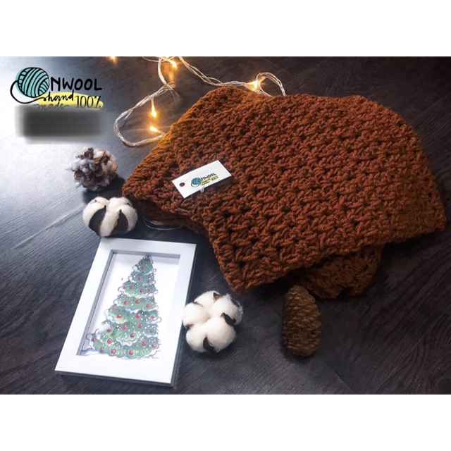 Khăn choàng len handmade size người lớn
