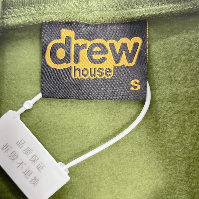 ⚡️[Hight Quality] - Áo Justin Bieber Drew House Mascot Hoodie Pullover Olive cao cấp full tag túi, áo hoodie drew