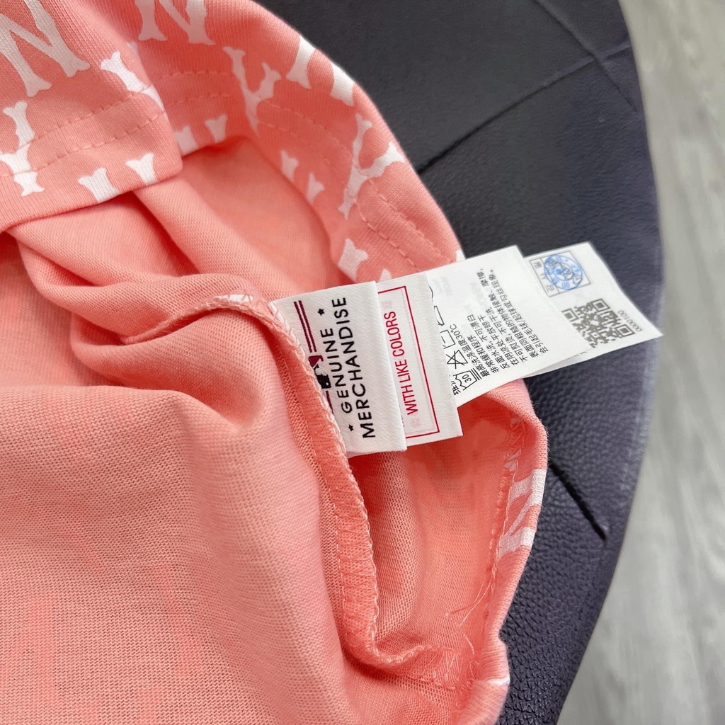 Áo Thun MLB Monogram All Over Over Fit Short Sleeve Pink
