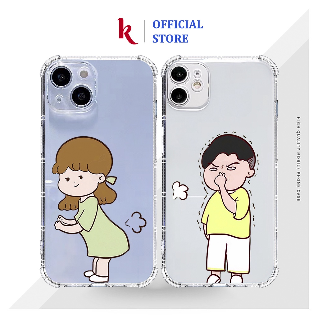 Ốp lưng iphone đôi xì hơi chống sốc trong suốt case 14plus 14 pro max 13 12 promax 11 mini 6 6s 7 8 plus x xr xs Se