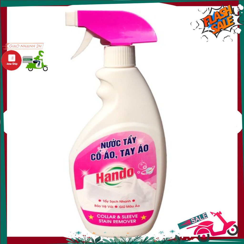 chai xịt tẩy tay áo, cổ áo Hando 500ml