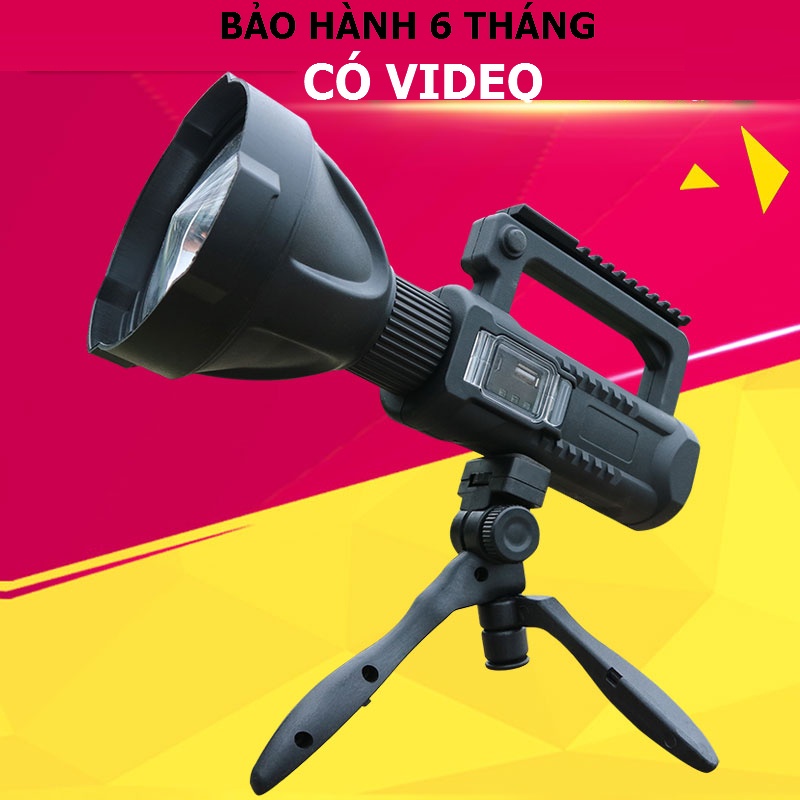 Đèn pin xách tay W590 pha to chiếu cực xa, bóng led P50 siêu sáng – (mã DP152)