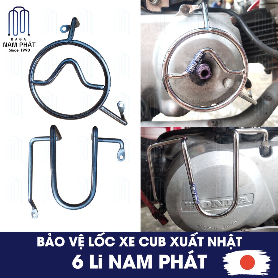 Bảo vệ lốc máy Xuất Nhật xe Cub 50cc Mới, 81 ,82 ,84 ,86 ,70 ,custom,...