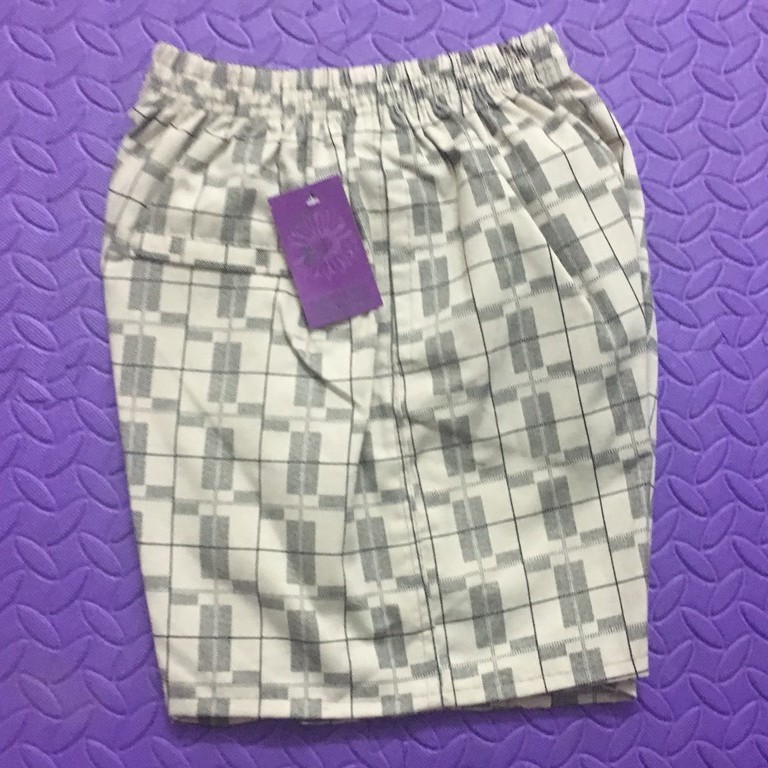 Quần Short Nam - Quần đùi Caro Vải Cotton - Mặc Nhà Thoải Mái