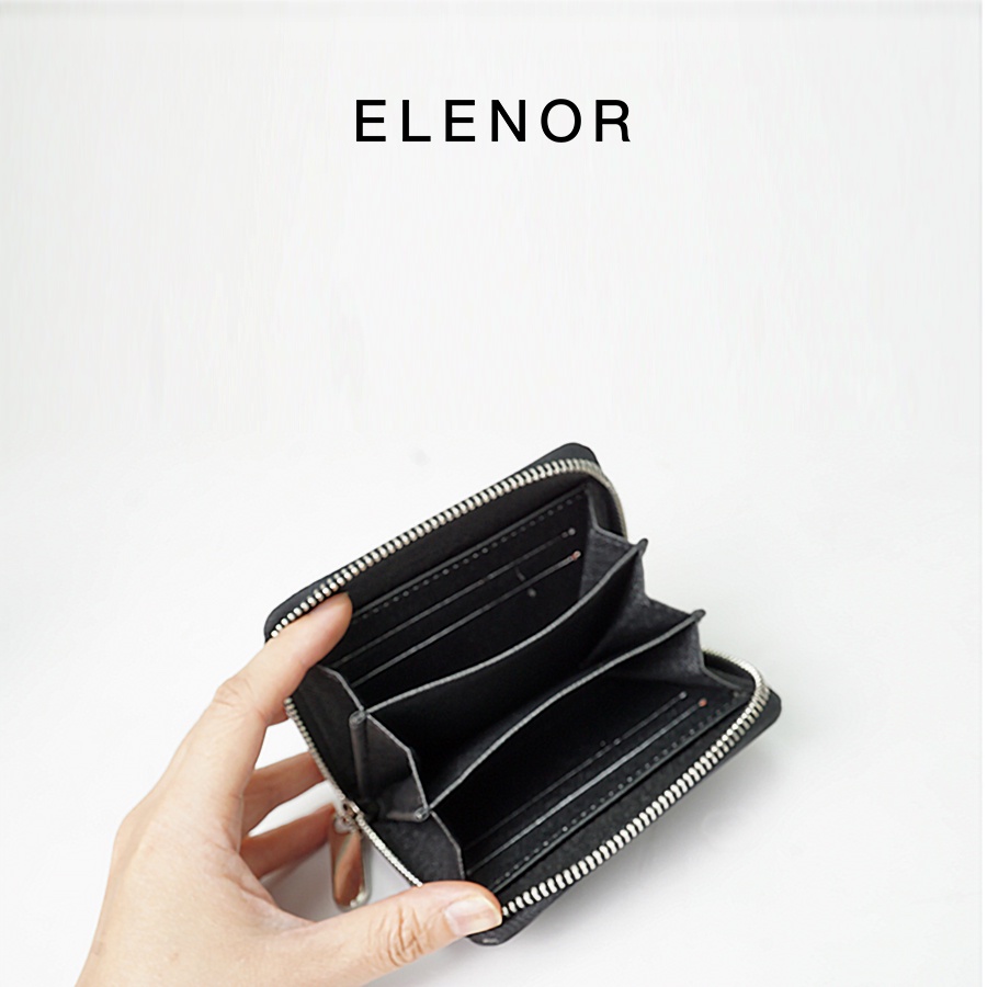 Ví nữ ngắn ELENOR Vera wallet V10, da PU dập vân cao cấp phong cách đơn giản