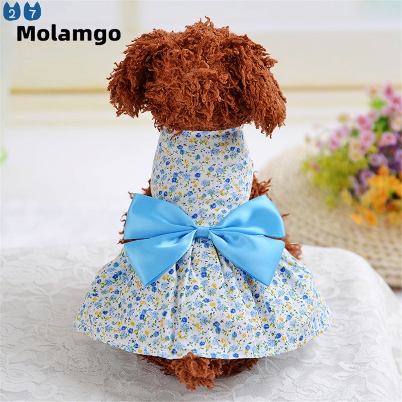 Đầm Họa Tiết Caro Dễ Thương Thời Trang Xuân Hè Cho Cún Cưng