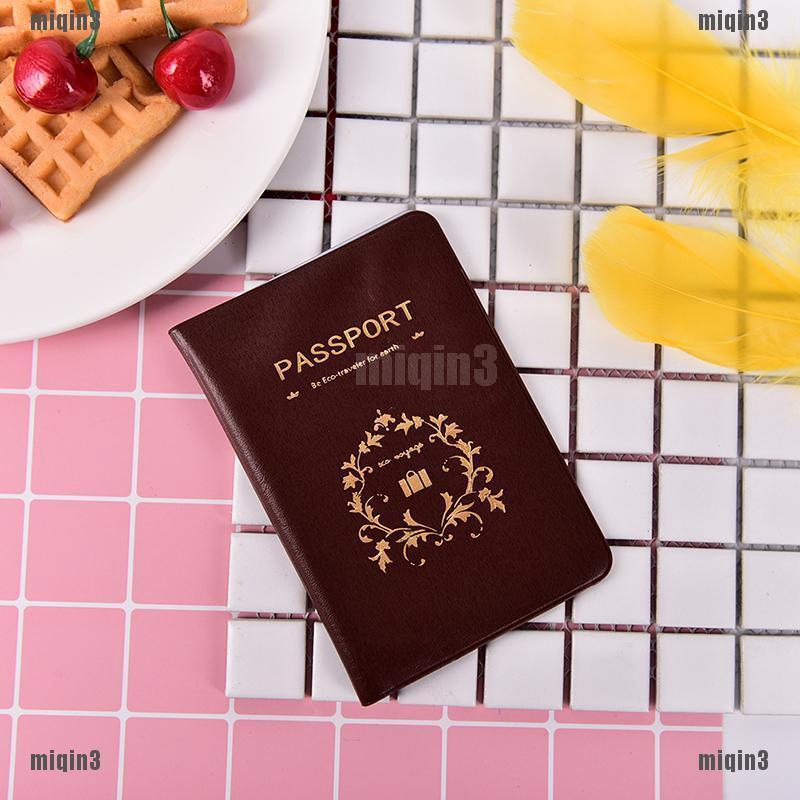 {MQ3}❤Vỏ nhựa bảo vệ passport đơn giản