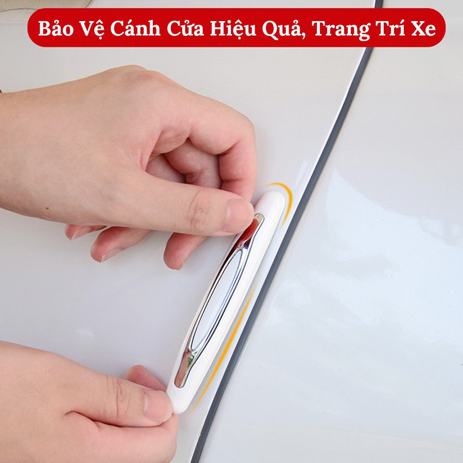 Nẹp Chống Va Đập Cánh Cửa Ô Tô - Bộ 4 Chiếc VER 2