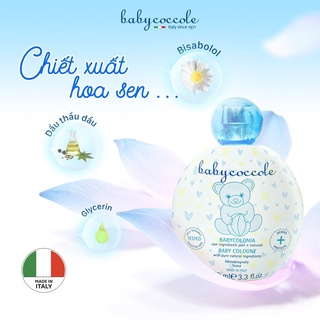Nước hoa cho bé Babycoccole 0M+ an toàn cho trẻ sơ sinh & em bé chiết xuất hoa sen 100ml