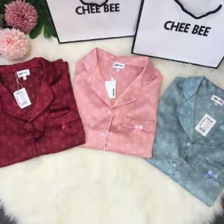 Combo bộ lụa dài tay họa tiết