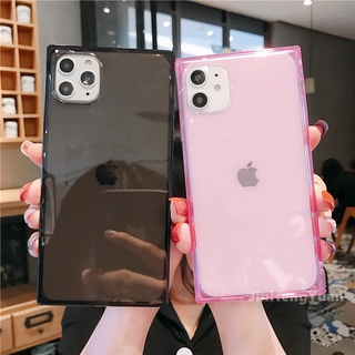 Ốp điện thoại màu trong suốt cho Iphone 7 8 Plus X Xs Max Xr 11 12 Pro Max Mini