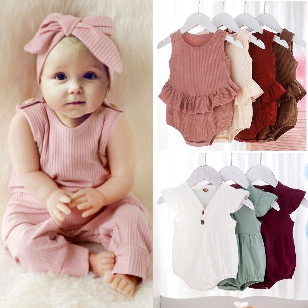 Đồ Áo Liền Quần Đáng Yêu Cho Bé Mới Sinh