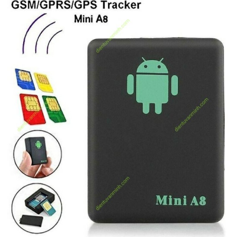 Thiết bị định vị Mini A8 dùng SIM