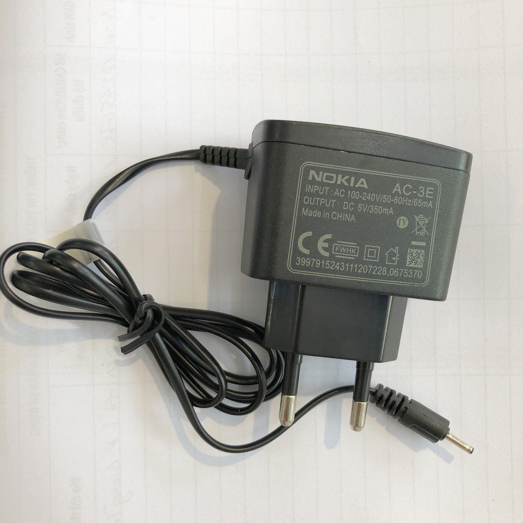 [ Giá Siêu Rẻ ] Củ Sạc Nokia Chân Kim Củ Vuông 1110i - 1202 - 1280 - 1200