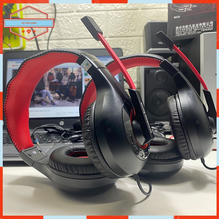 Tai Nghe Gaming Chụp Tai Có Mic Máy Vi Tính Laptop OVANN X4 Headphone Có Dây Tạp Hóa Xanh