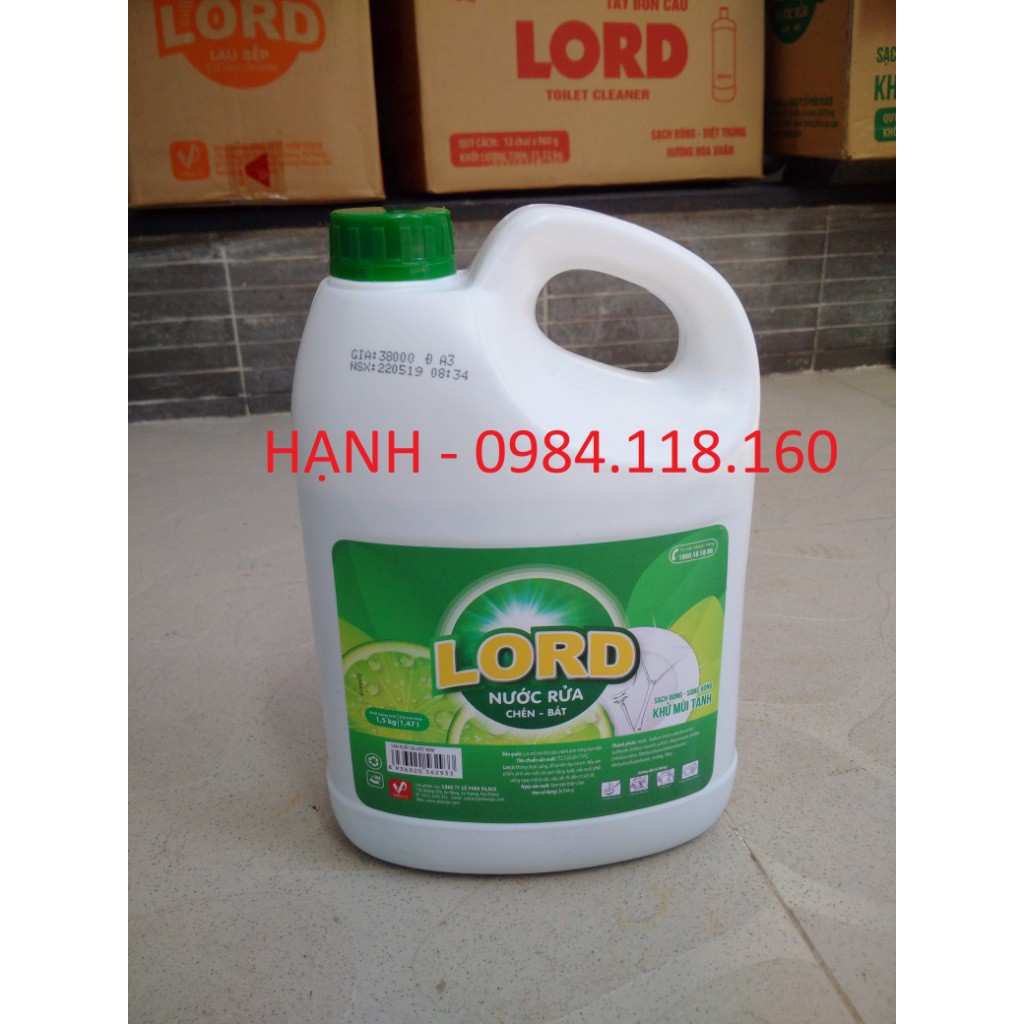 Nước rửa chén Lord Chanh 1.5Kg