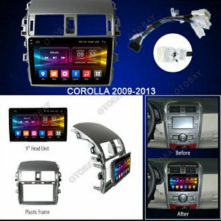 Màn hình android 9 inch toyota corolla altis