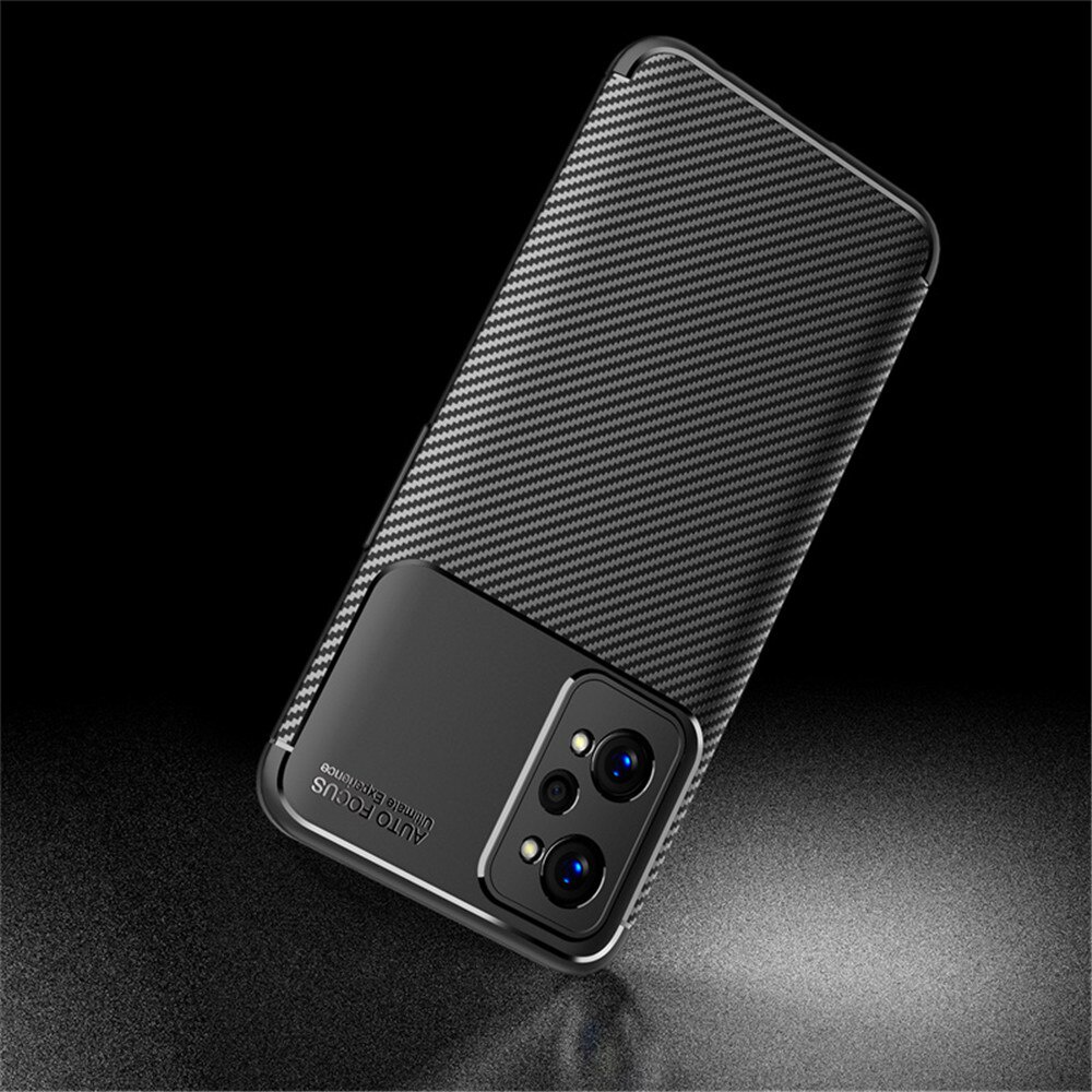 For Realme GT2 Pro Case Matte Carbon Fiber Back Cover On RealmeGT2 Realmy GT 2 G T 2Pro GT2Pro Soft TPU Bumper Shockproof Coque