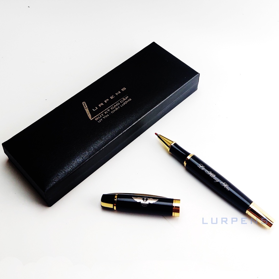 Bút khắc tên, bút ký kim loại ,quà tặng ý nghĩa khắc tên chữ logo theo yêu cầu LURPENS