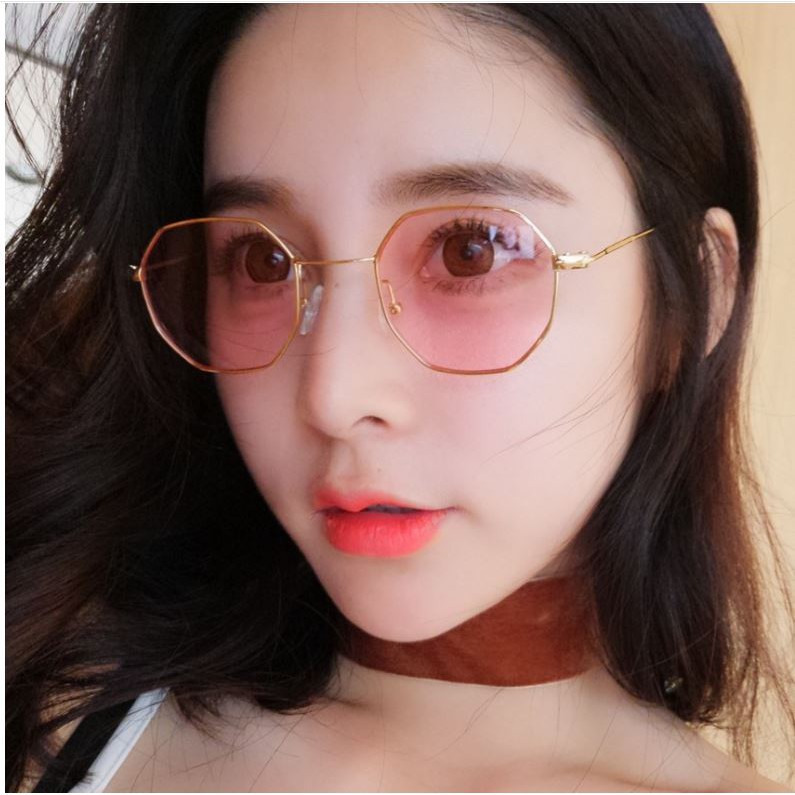 Kính tròn đa giác NOBITA phong cách ULZZANG đẹp độc lạ nhiều màu HOTTREND KI04
