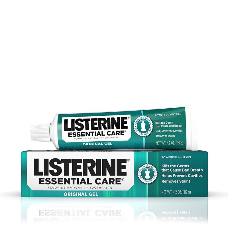 Kem đánh răng LISTERINE Essential Care 119G + Nước súc miệng LISTERINE 250ML