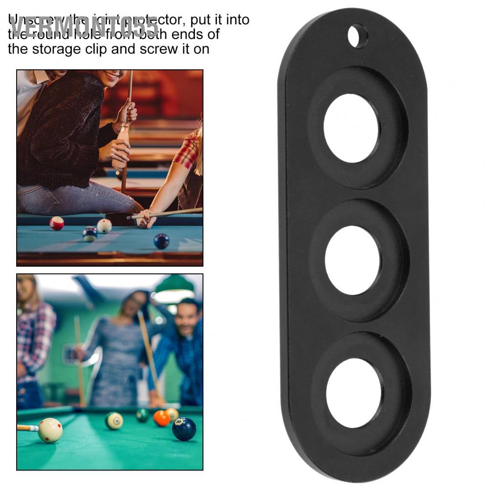 Có thể bán buôn Bảng quảng cáo Cue Khớp bảo vệ Kẹp lưu trữ Bàn bi-a Dính 3 lỗ Giá đỡ Vermont055 Hàng giao ngay