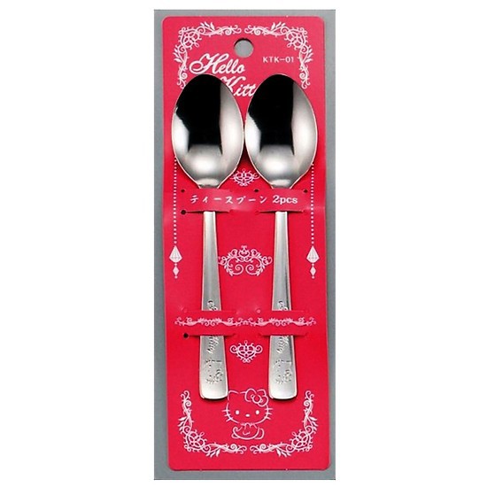Set 2 thìa inox Hello Kitty cho bé (Hàng nội địa Nhật)