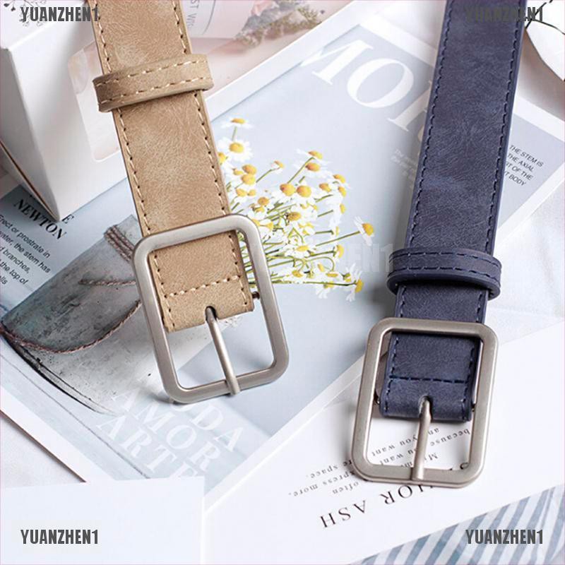 Thắt Lưng Da Khóa Kim Loại YUANZHEN1 Phong Cách Boho Cho Nữ