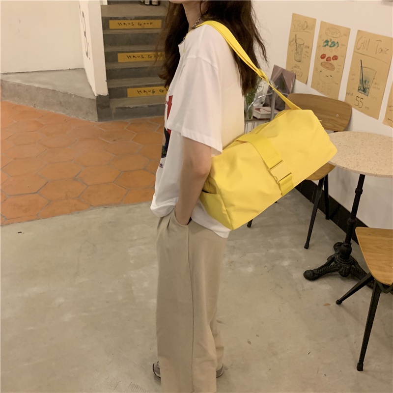 Túi đeo chéo cỡ lớn thiết kế đơn giản thời trang cho nữ