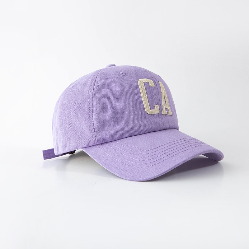 Baseball cap children's spring and summer Korean style ins trendy versatile internet celebrity CA letter face-showing small casual couple peaked cap
