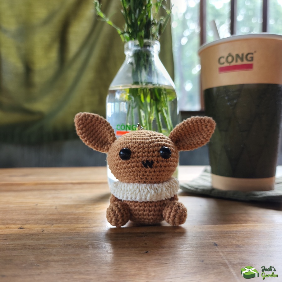 Móc khóa Pokemon bằng len handmade
