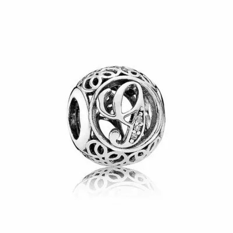 PAN ALE CHARM BẢNG CHỮ CÁI ĐÍNH ĐÁ BẠC S925 HÀNG CAO CẤP