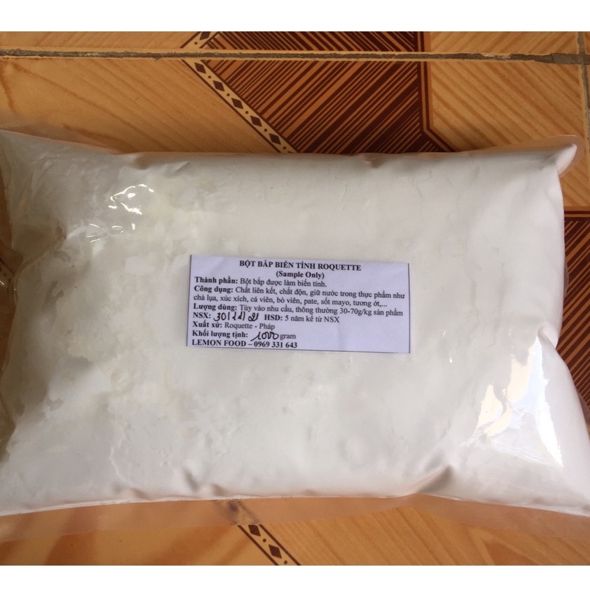 1Kg Tinh bột bắp biến tính Roquette Pháp làm giò chả, xúc xích - SỈ GIÁ TỐT