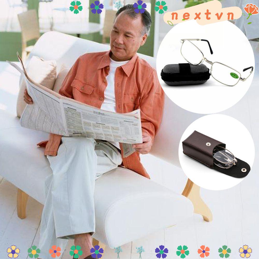 Kính dạng gập thời trang cho người già kèm hộp đựng