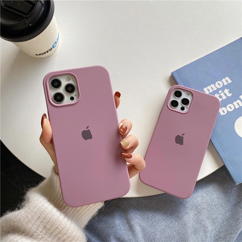 Ốp điện thoại silicon cao cấp có logo độc đáo cho iPhone 12 Mini 12 Pro Max 12 5.4" 6.1" 5.7"12 Pro MAX iphone 12 12 Pro 12 mini FULL cover whit logo casing iphone