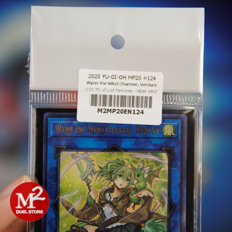 Lá bài Yugioh MP20-EN124 Wynn the Wind Charmer, Verdant – Ultra Rare - Đóng gói theo tiêu chuẩn M2SCCQ-Lite