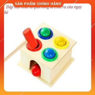 Đồ chơi đập bóng - hộp đập bóng gỗ
