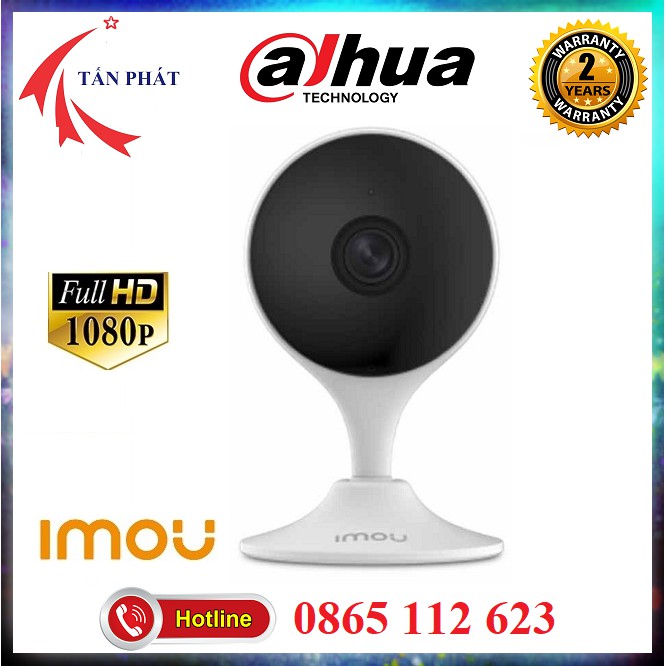 [V1.2] Camera IP WIFI 2M IMOU C22CP Cue 2C C22EP Còi Hú Báo Động FULLHD 1080P DAHUA