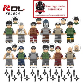 Xếp Hình KDL 804 Minifigures Naruto akatsuki with new Armor 12 nhân vật Anime Naruto mặc áo giáp bán lẻ
