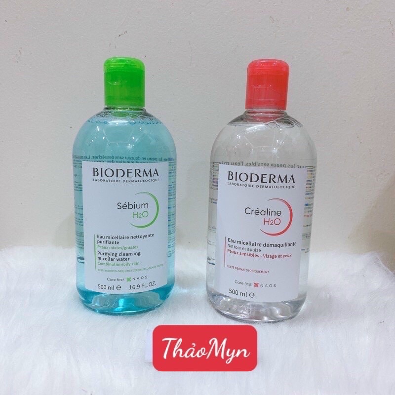 Nước Tẩy Trang Bioderma Nắp Bật 100ml - 500ml