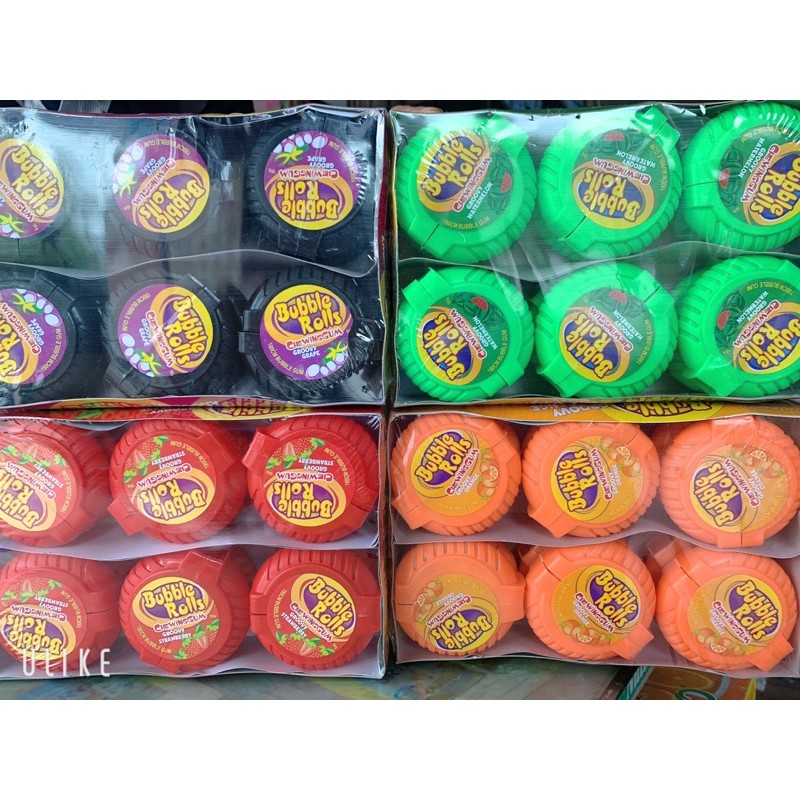 Kẹo Gum cuộn Hubba Bubble Rolls Thái Lan 56g