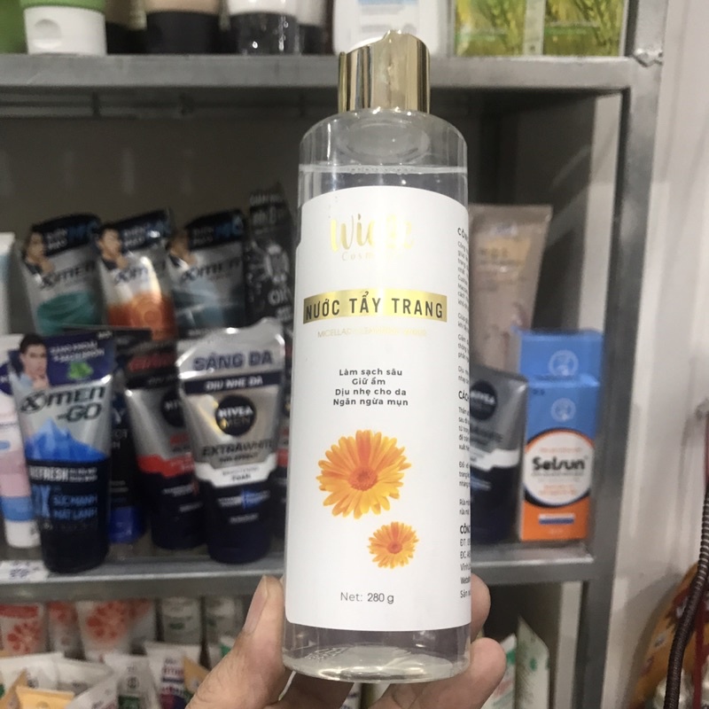 Nước Tẩy Trang Hoa Cúc WicBe Cho Da Nhảy Cảm 280ml