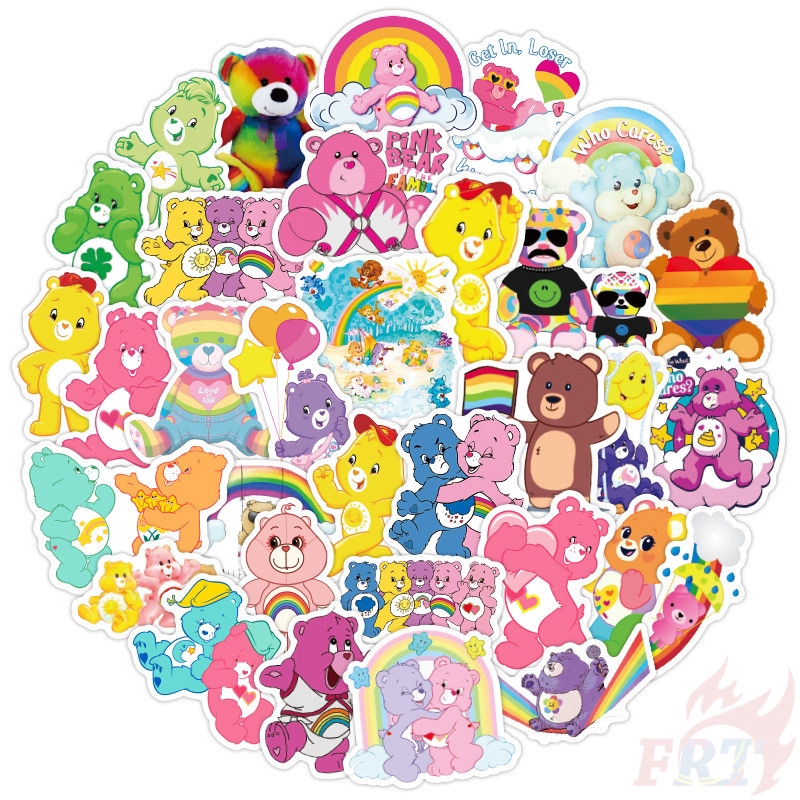 ❉ Care Bears - Series 02 Cartoon Stickers ❉ 50Pcs/Set DIY Fashion Luggage Laptop Skateboard Doodle Stickers