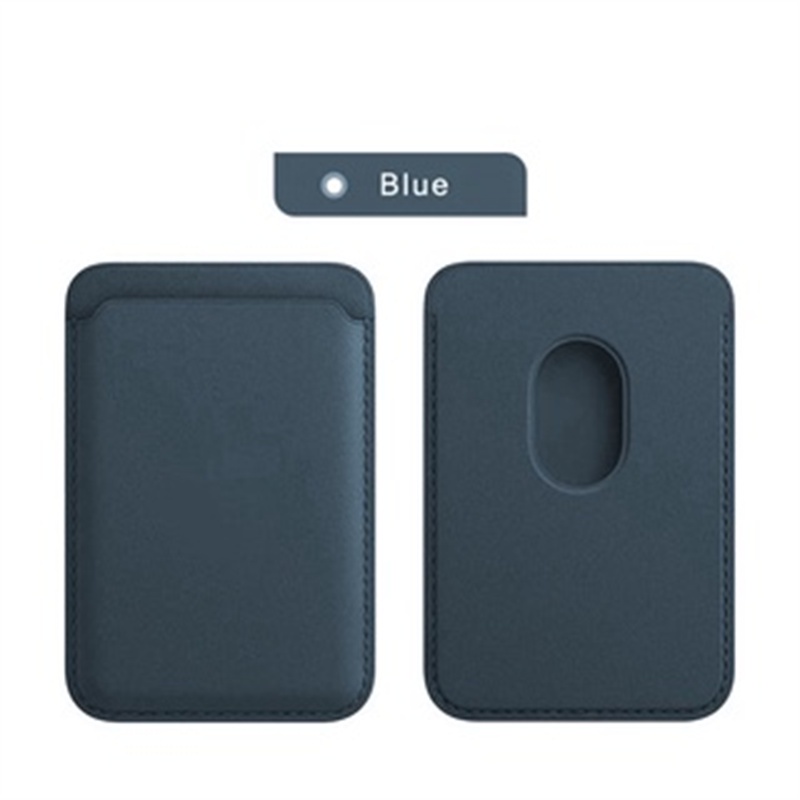 Ốp Điện Thoại Da Có Nam Châm Đựng Thẻ In LOGO hỗ trợ sạc không dây Sang Trọng Cho iPhone 12 Pro Max 12 mini