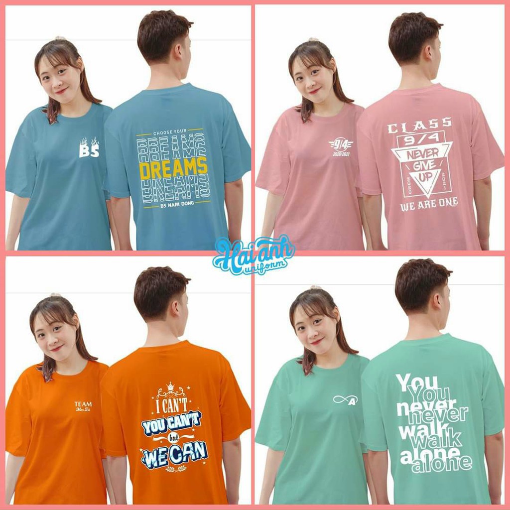 ÁO LOANG 3D IN TOÀN THÂN, ÁO LỚP IN DẠ QUANG ÁO NHÓM TRƯỜNG HỌC | BigBuy360 - bigbuy360.vn